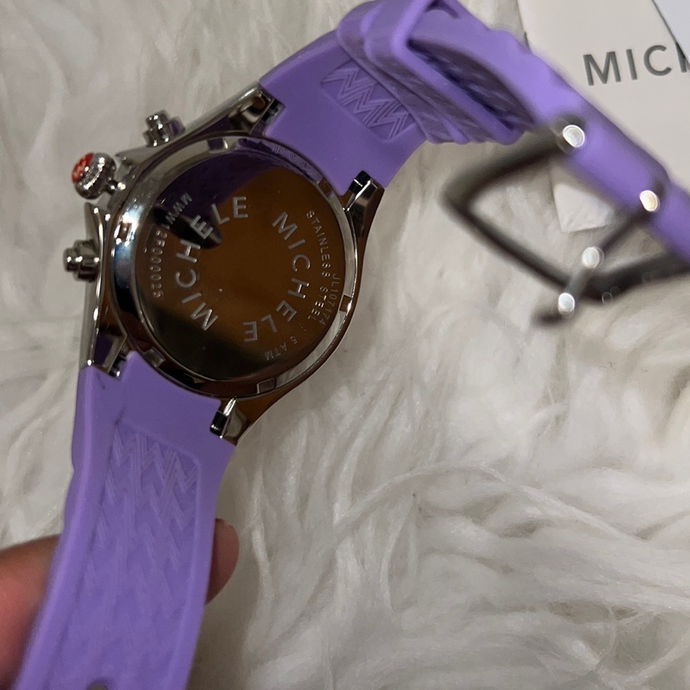 Michele Tahitian Jelly Purple Watch Design - Picture 3 of 5